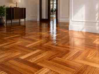 Restauración profesional de piso de parquet